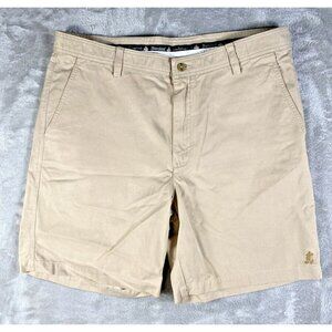 Men's Authentic Original Disney Parks Beige/Khaki Shorts - Size: 36 Mickey Logo